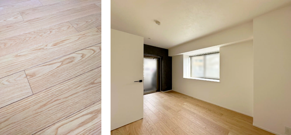 イクタ 銘木フロアー ラスティック 直貼45 ナラLL45-NKR（ふわふわ気に  